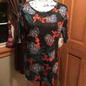 ❌SOLD❌ NWT 2XL LLR Gigi in Black w/Floral Print